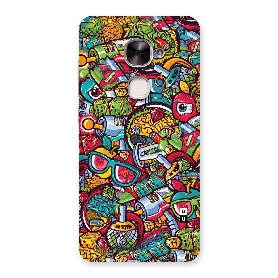 Retro Diamond Design Back Case for Le 2