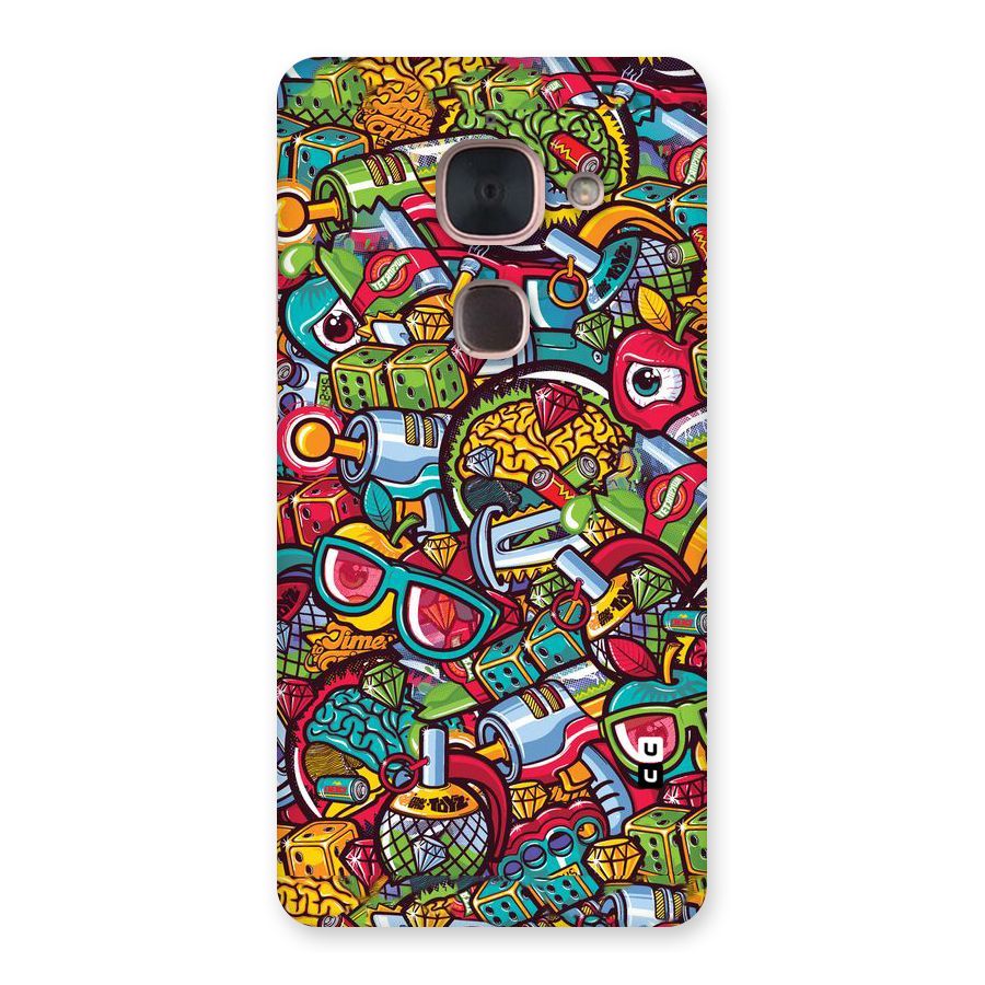 Retro Diamond Design Back Case for Le Max 2