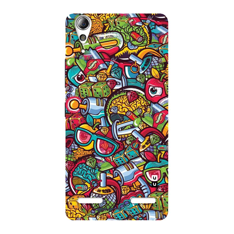 Retro Diamond Design Back Case for Lenovo A6000