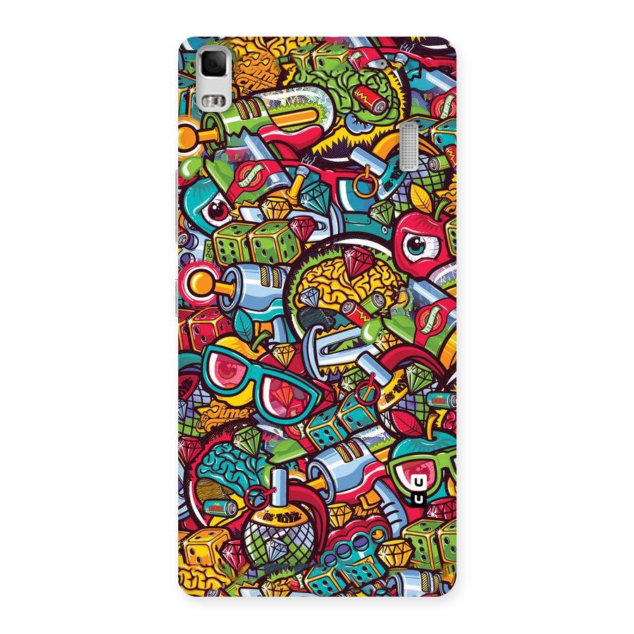 Retro Diamond Design Back Case for Lenovo K3 Note