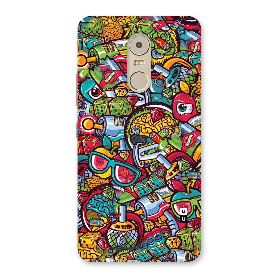 Retro Diamond Design Back Case for Lenovo K6 Note