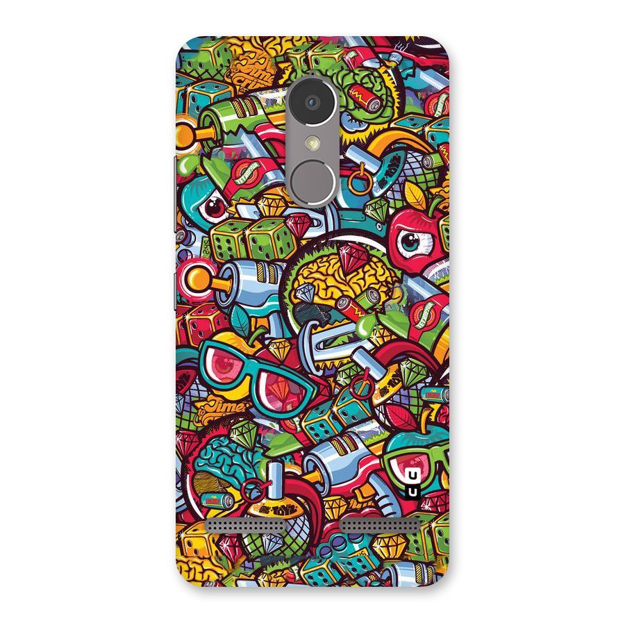 Retro Diamond Design Back Case for Lenovo K6 Power
