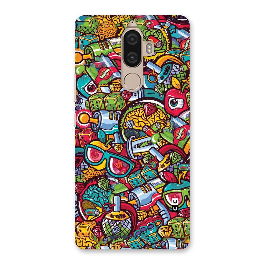 Retro Diamond Design Back Case for Lenovo K8 Note