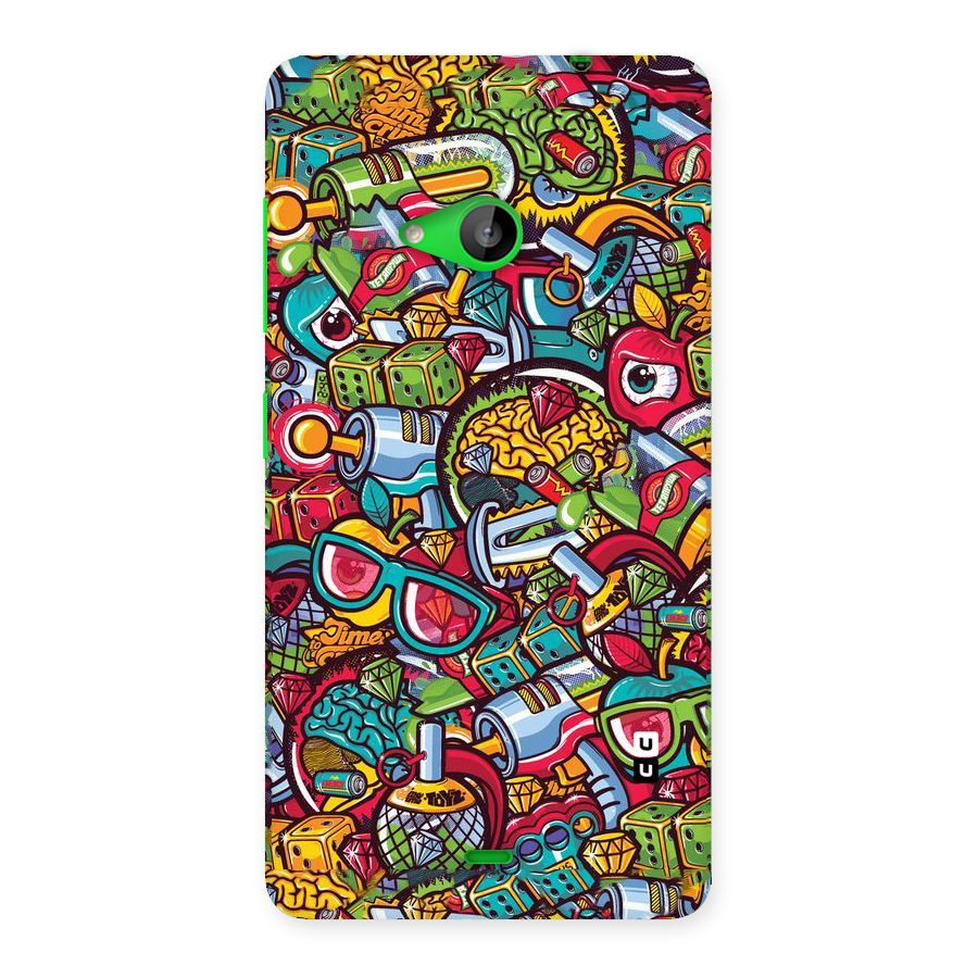 Retro Diamond Design Back Case for Lumia 535