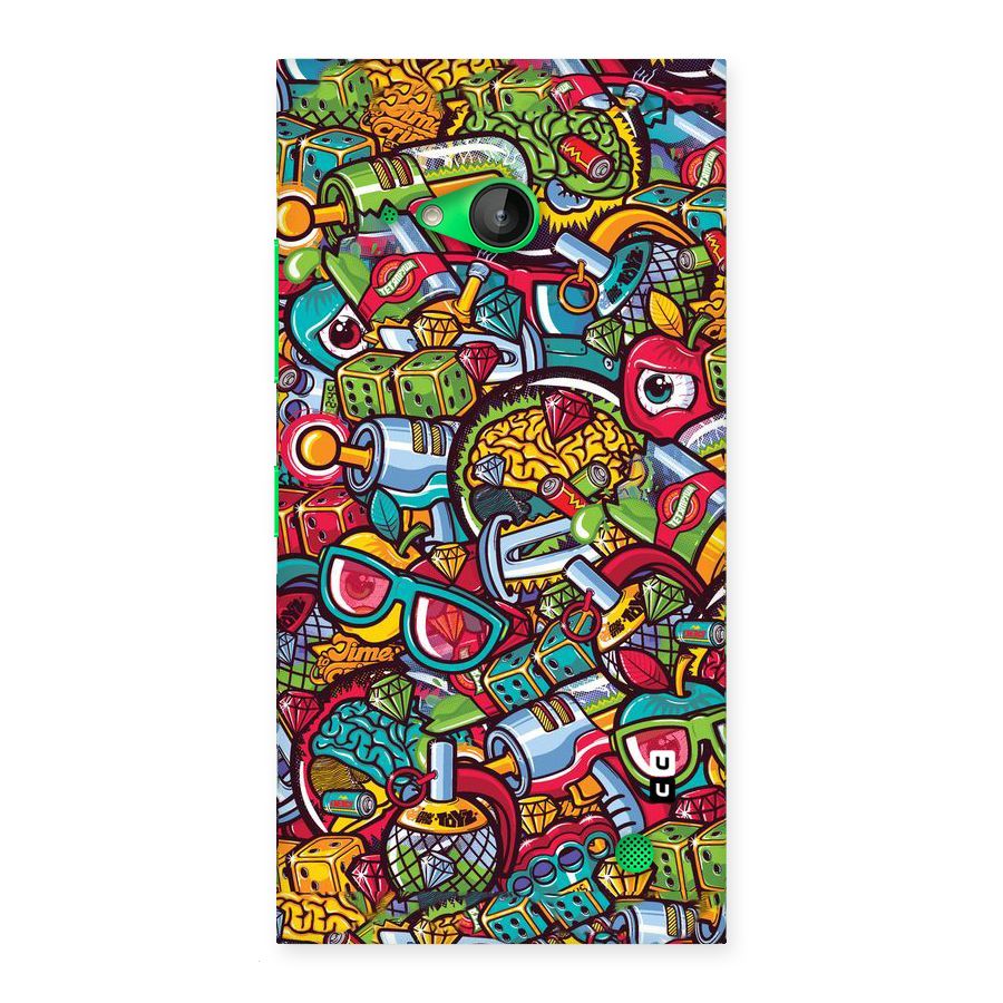 Retro Diamond Design Back Case for Lumia 730