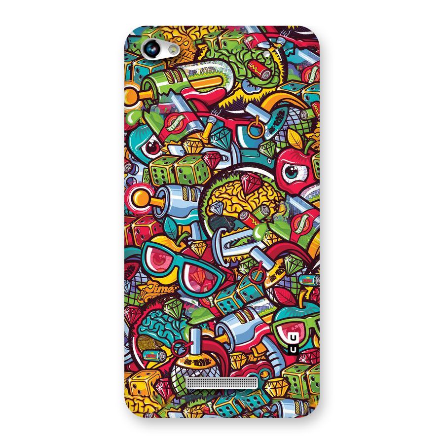 Retro Diamond Design Back Case for Micromax Hue 2