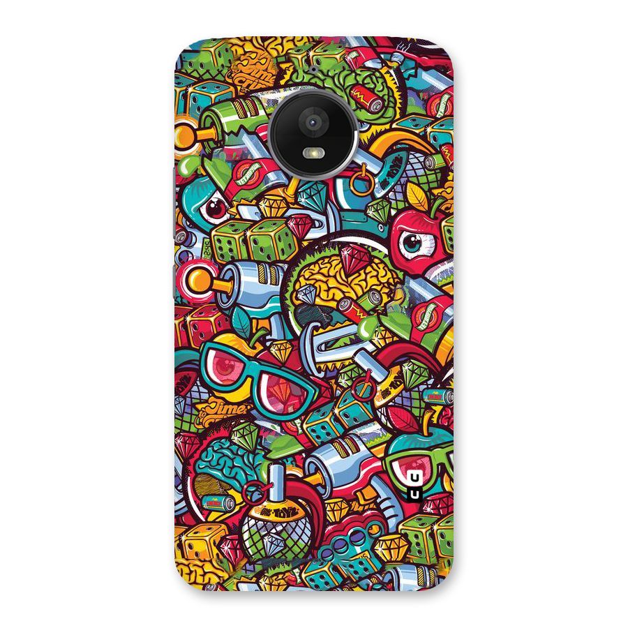Retro Diamond Design Back Case for Moto E4 Plus