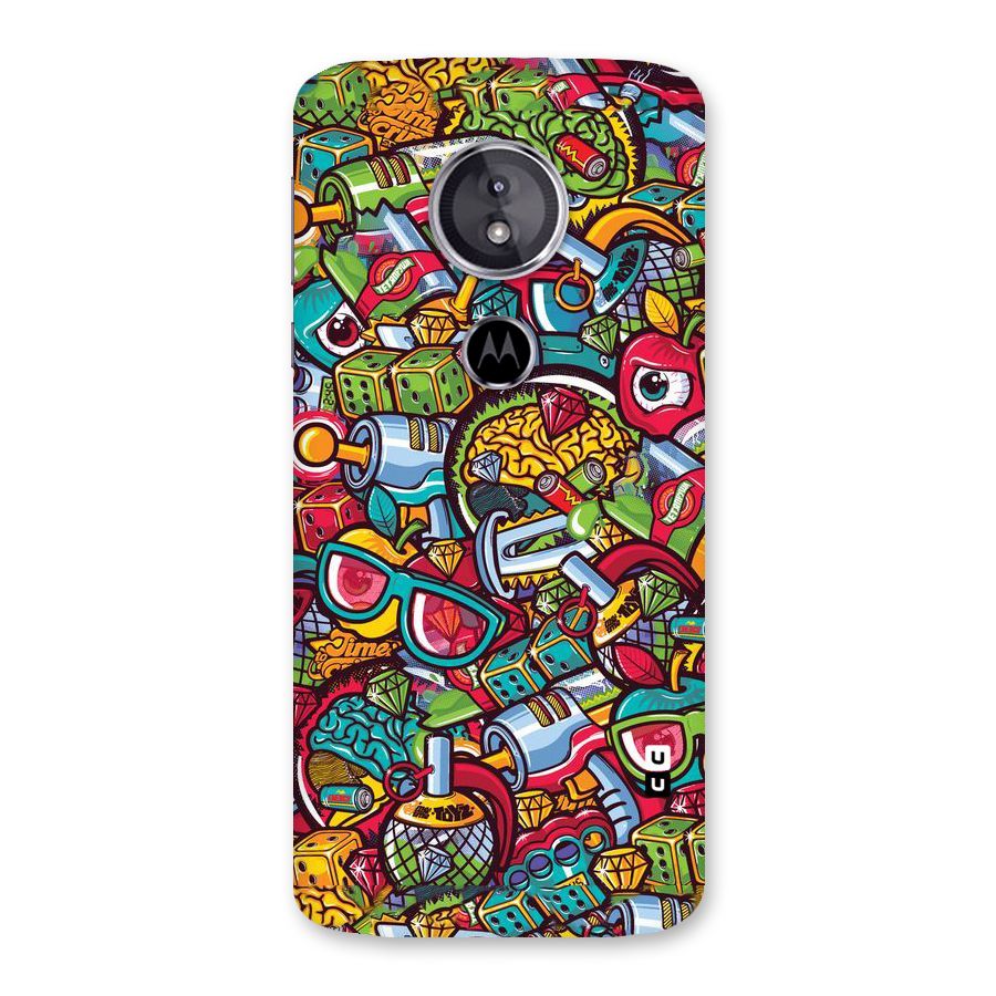 Retro Diamond Design Back Case for Moto E5