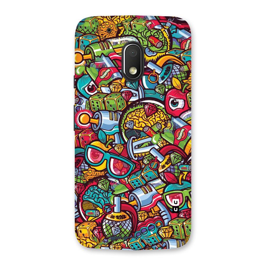 Retro Diamond Design Back Case for Moto G4 Play