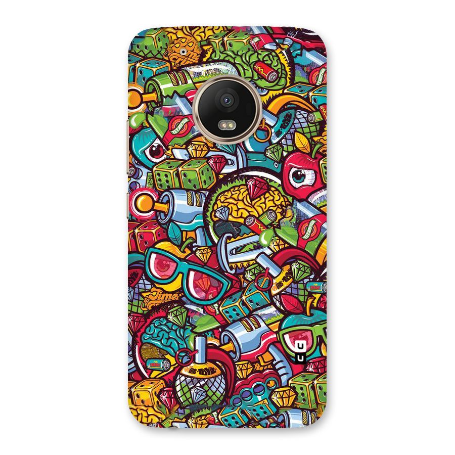 Retro Diamond Design Back Case for Moto G5 Plus