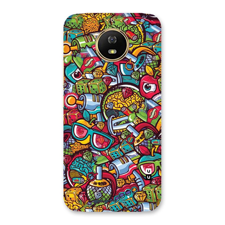 Retro Diamond Design Back Case for Moto G5s