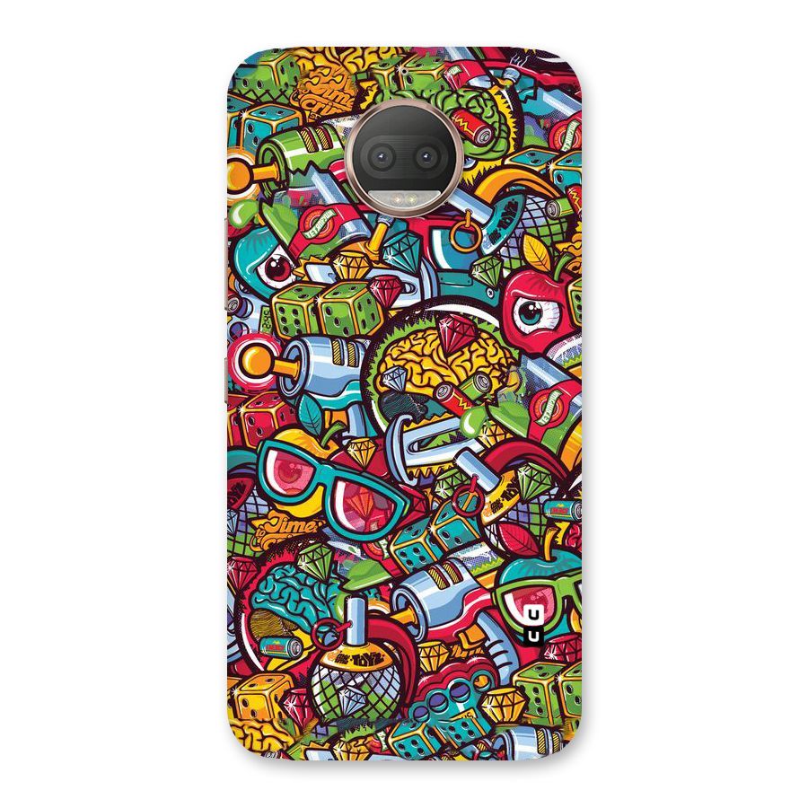 Retro Diamond Design Back Case for Moto G5s Plus