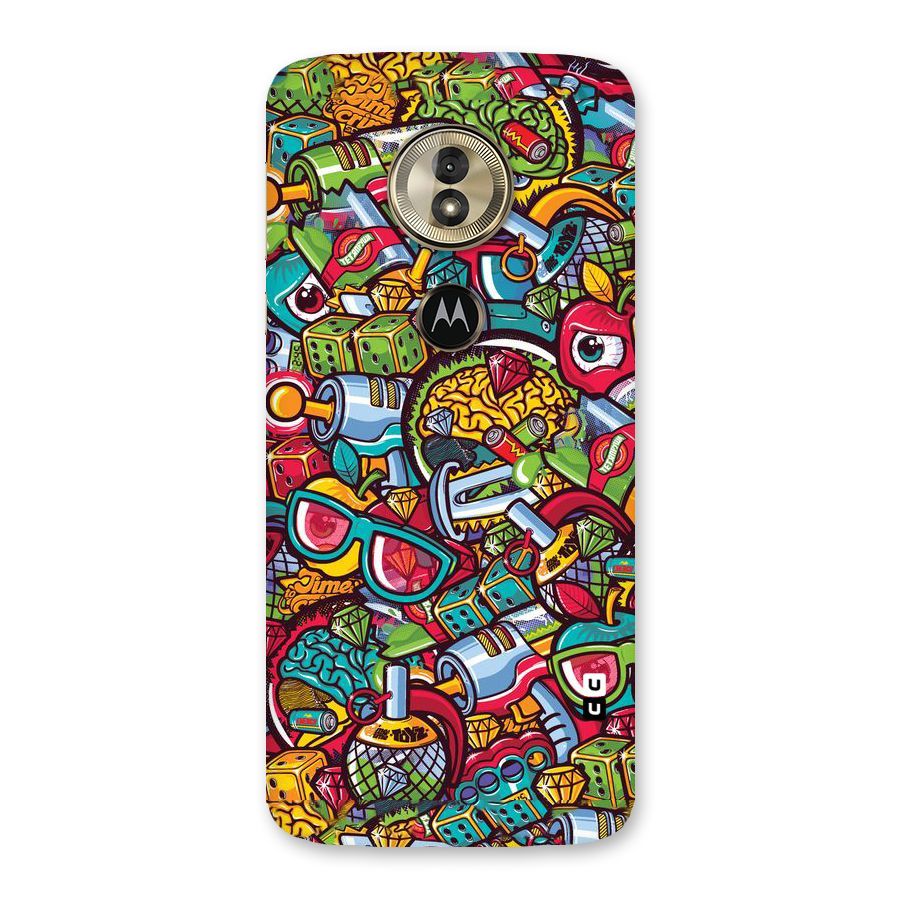 Retro Diamond Design Back Case for Moto G6 Play