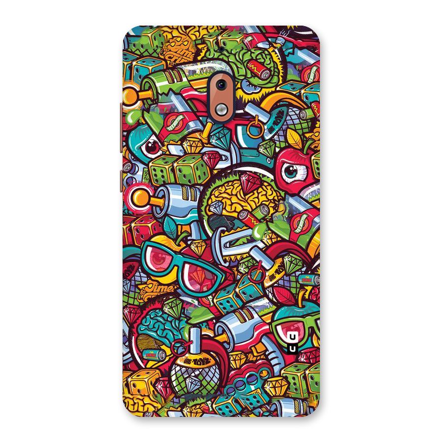 Retro Diamond Design Back Case for Nokia 2.1