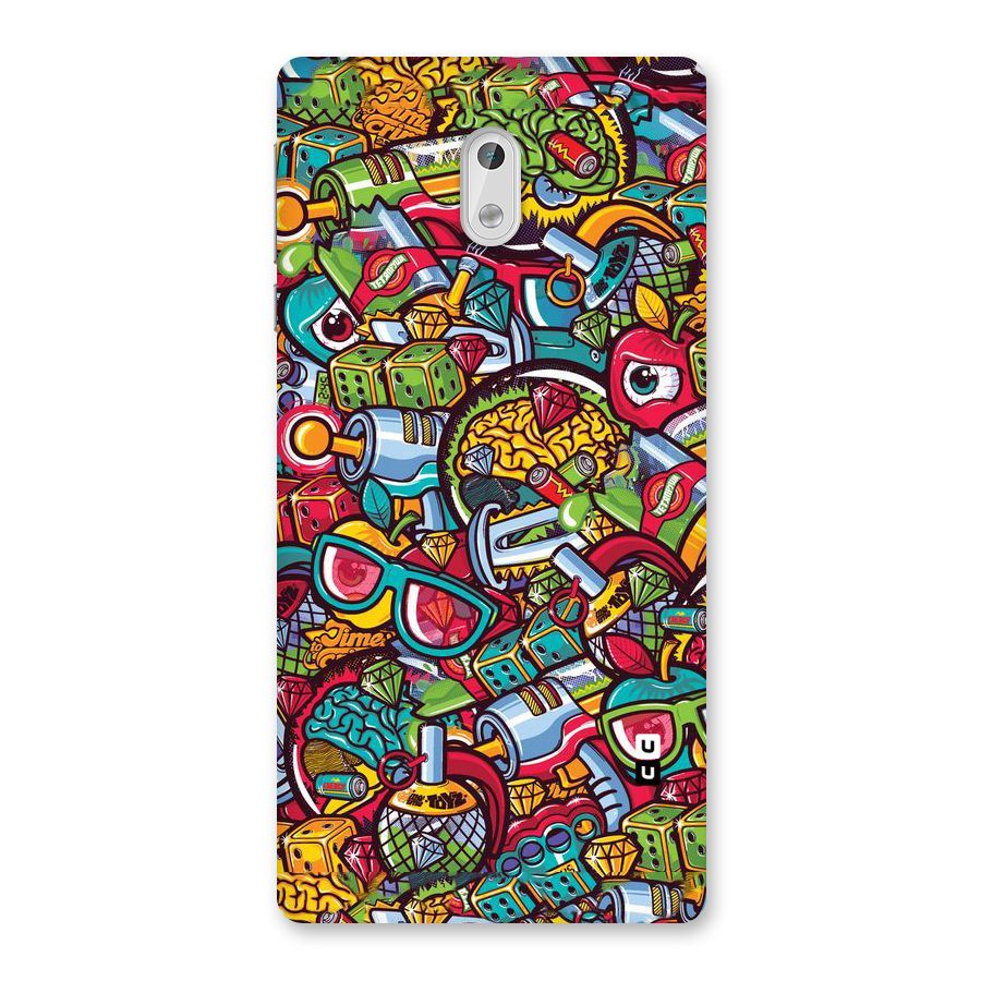 Retro Diamond Design Back Case for Nokia 3