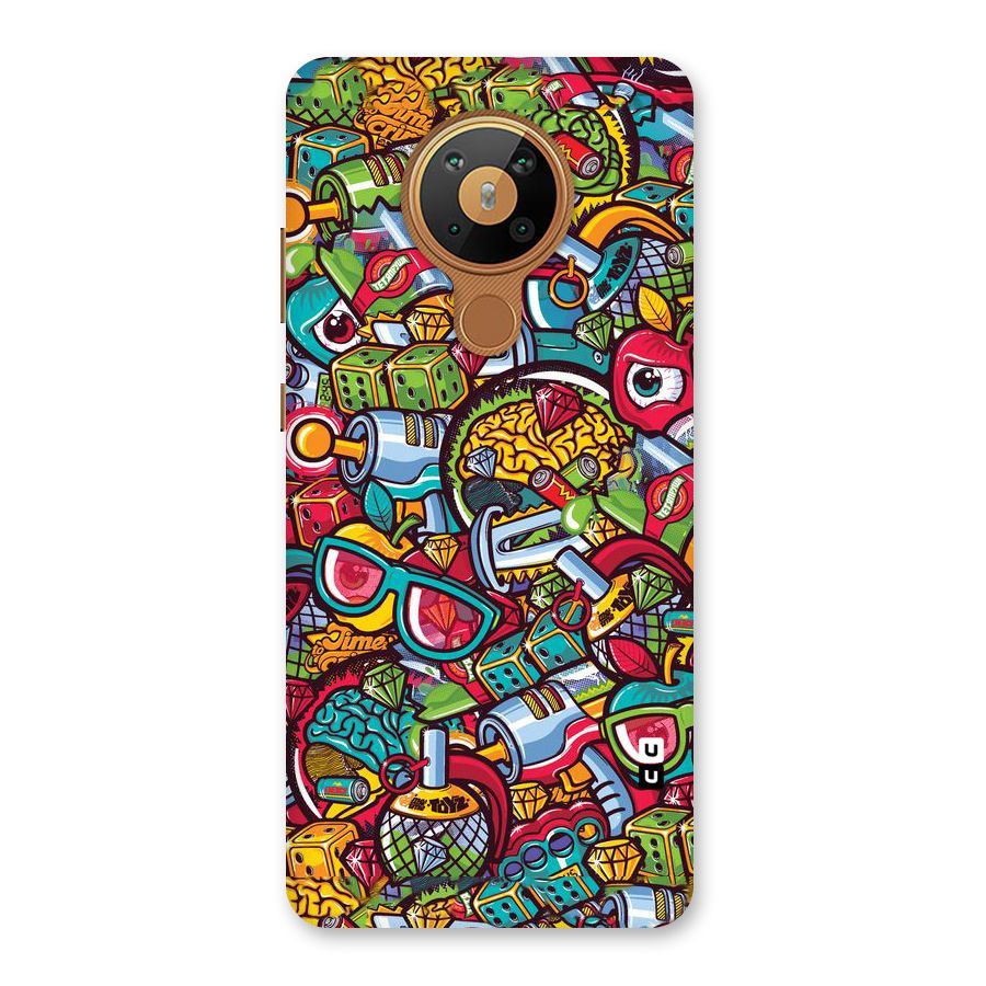 Retro Diamond Design Back Case for Nokia 5.3