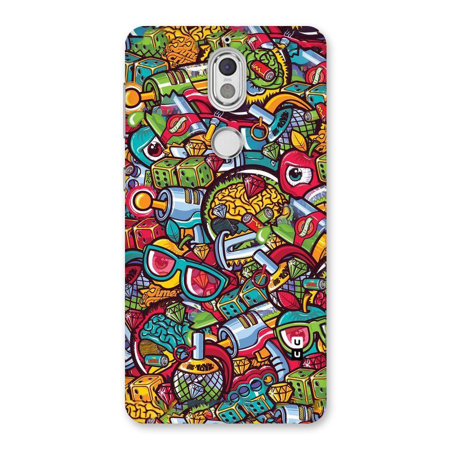 Retro Diamond Design Back Case for Nokia 7