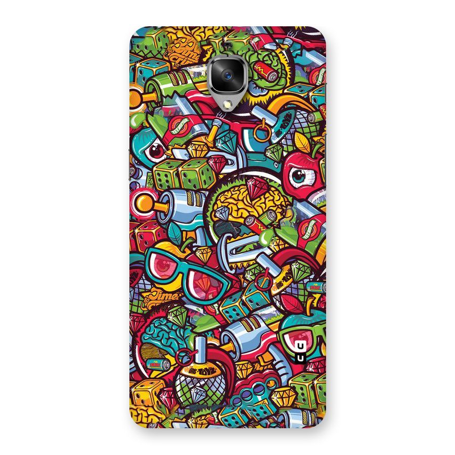 Retro Diamond Design Back Case for OnePlus 3