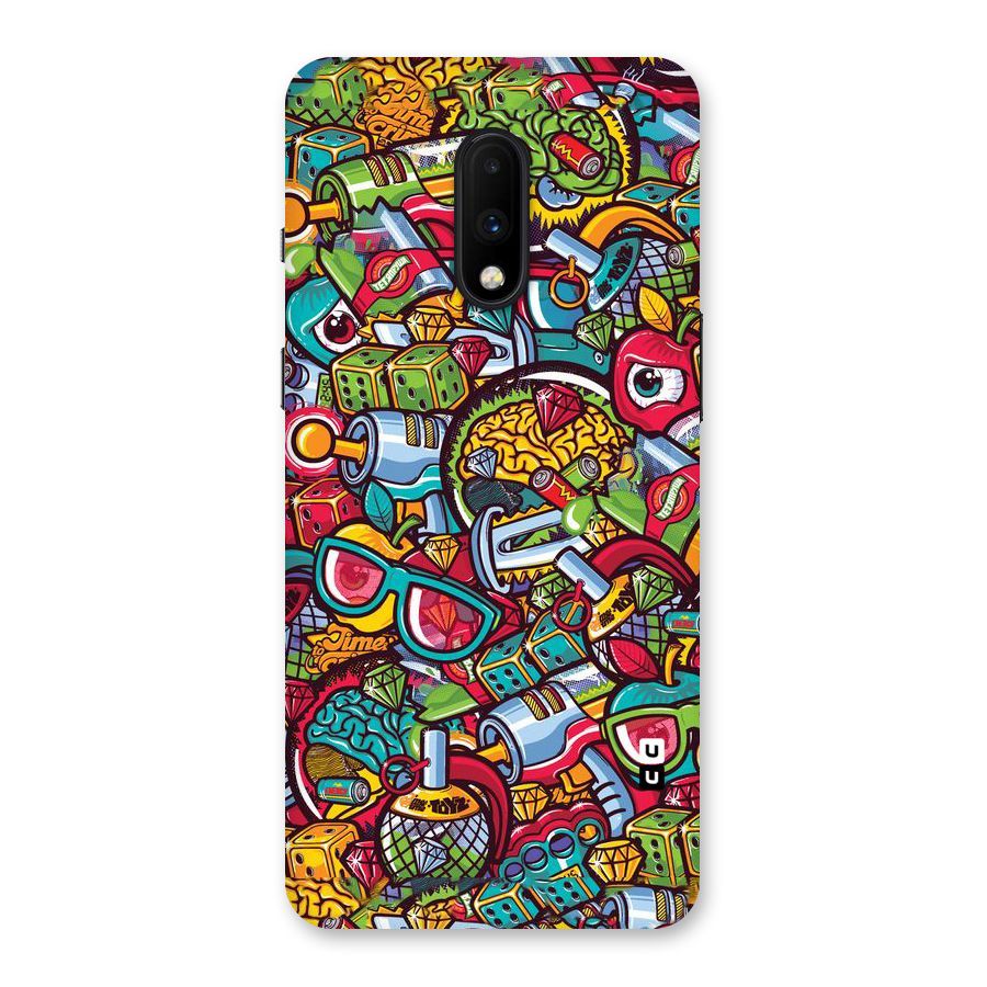 Retro Diamond Design Back Case for OnePlus 7