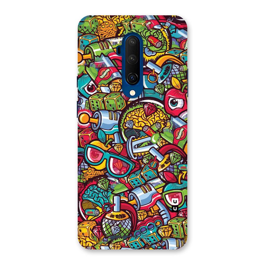 Retro Diamond Design Back Case for OnePlus 7T Pro