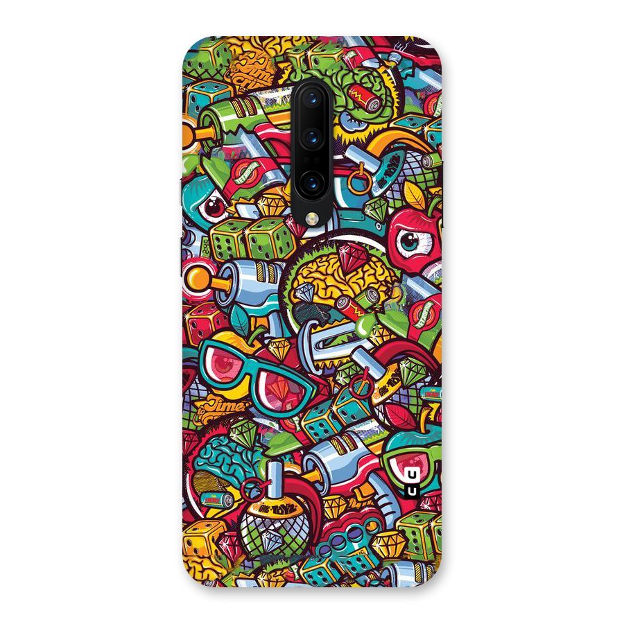 Retro Diamond Design Back Case for OnePlus 7 Pro