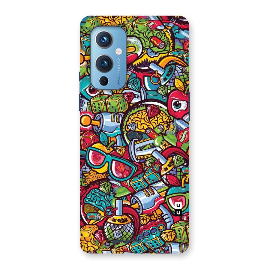 Retro Diamond Design Back Case for OnePlus 9