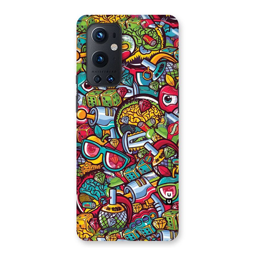 Retro Diamond Design Back Case for OnePlus 9 Pro