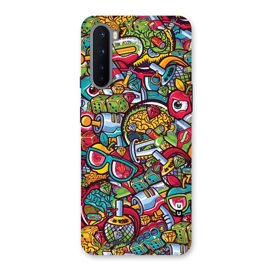 Retro Diamond Design Back Case for OnePlus Nord