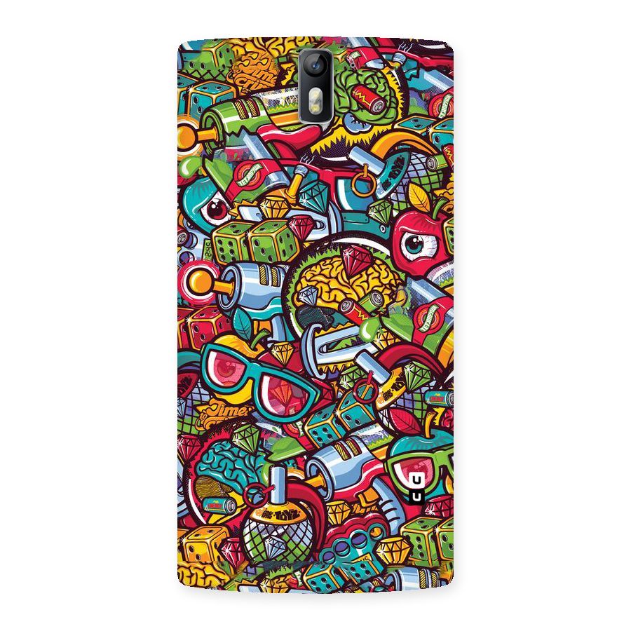 Retro Diamond Design Back Case for One Plus One