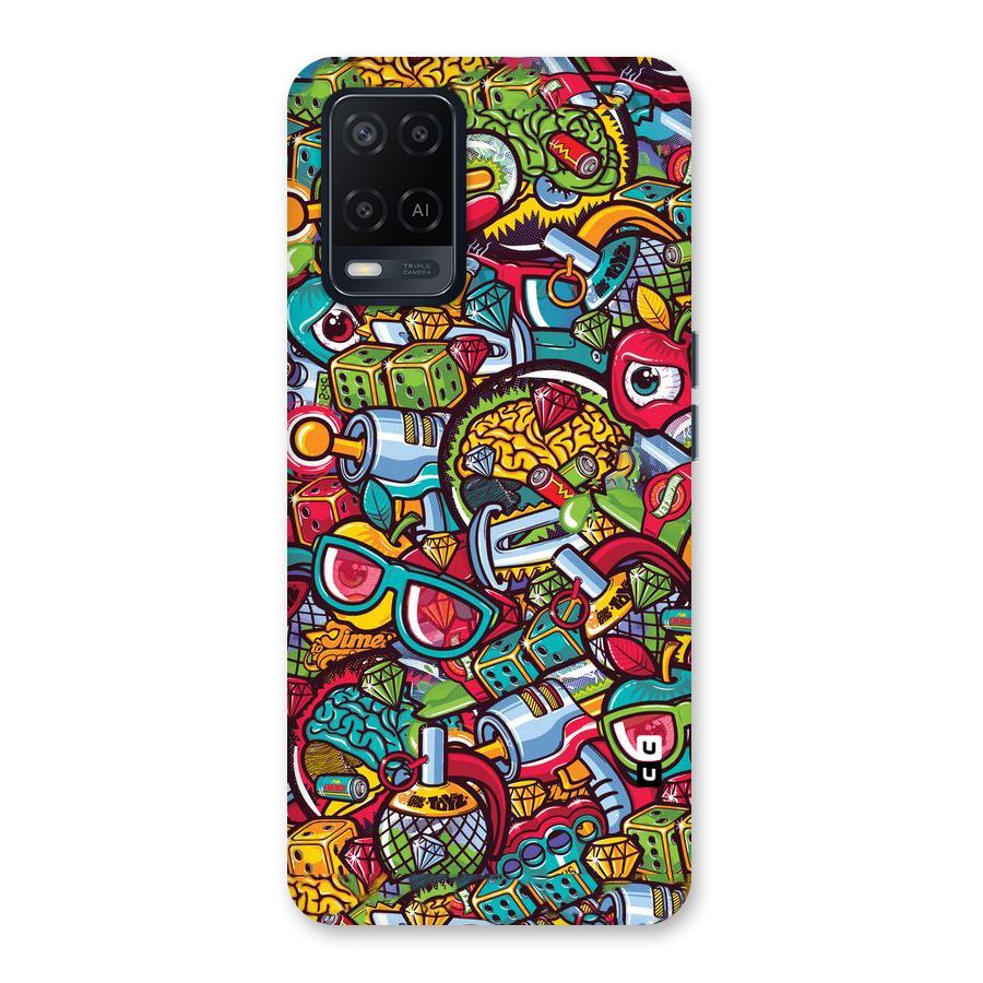 Retro Diamond Design Back Case for Oppo A54