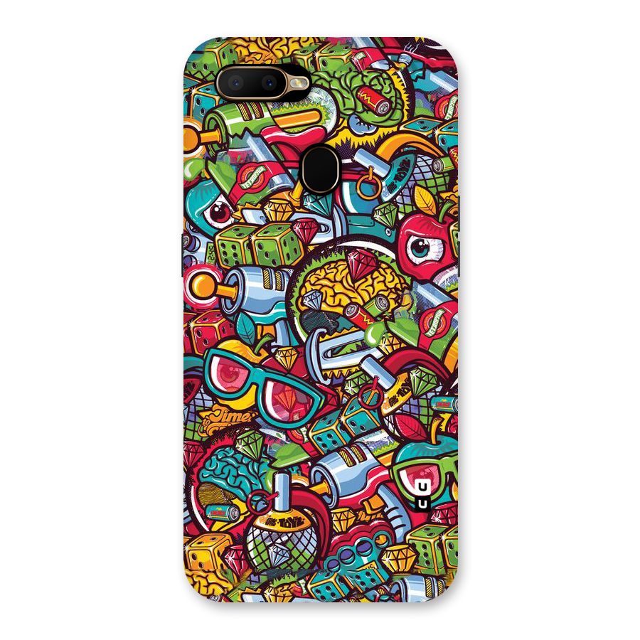 Retro Diamond Design Back Case for Oppo A5s