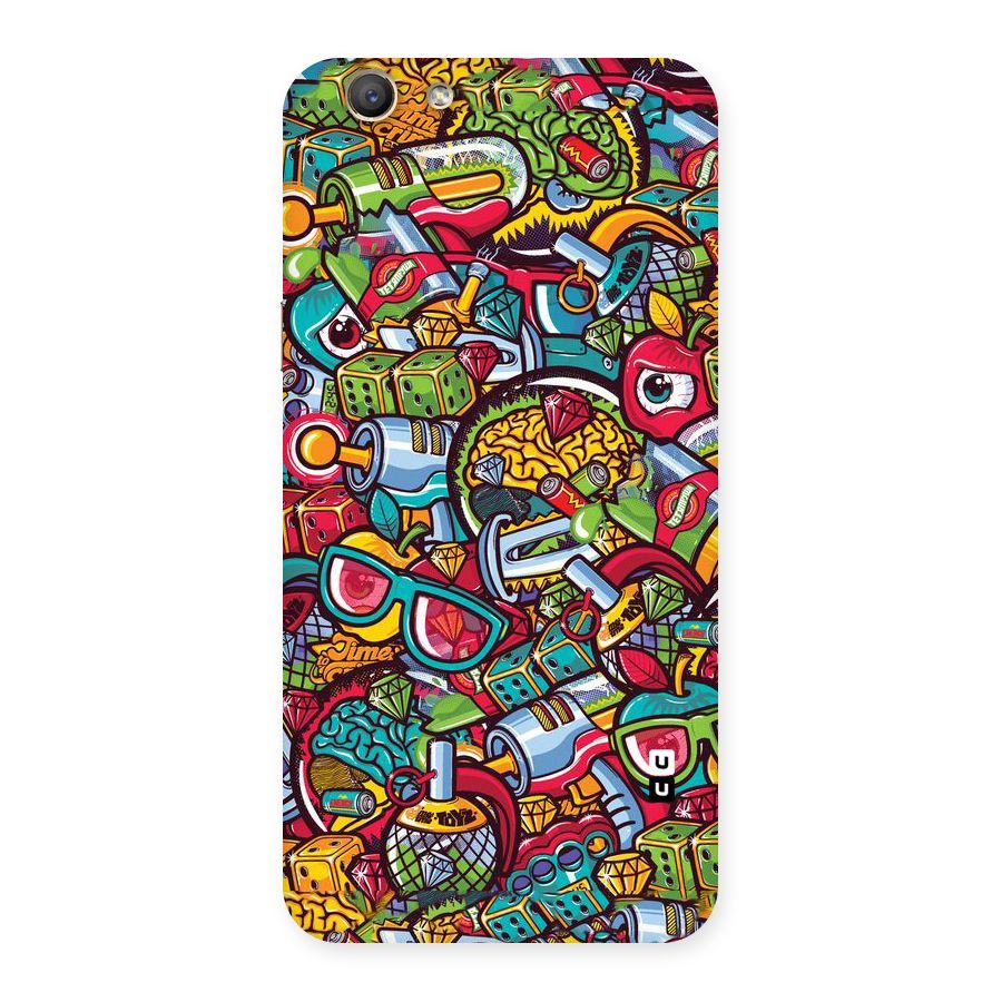 Retro Diamond Design Back Case for Oppo F1s