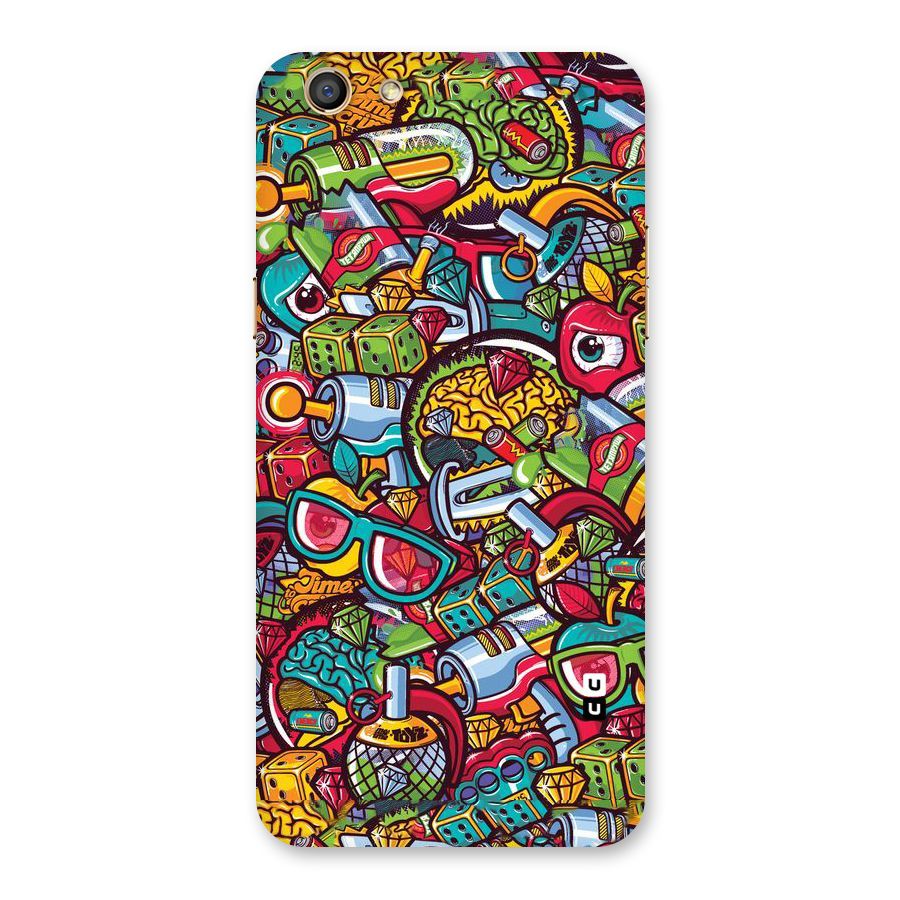 Retro Diamond Design Back Case for Oppo F3