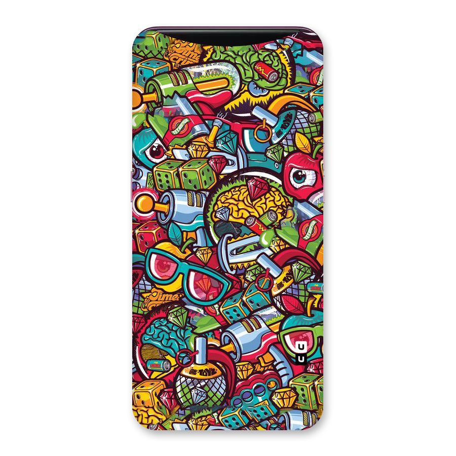 Retro Diamond Design Back Case for Oppo Find X