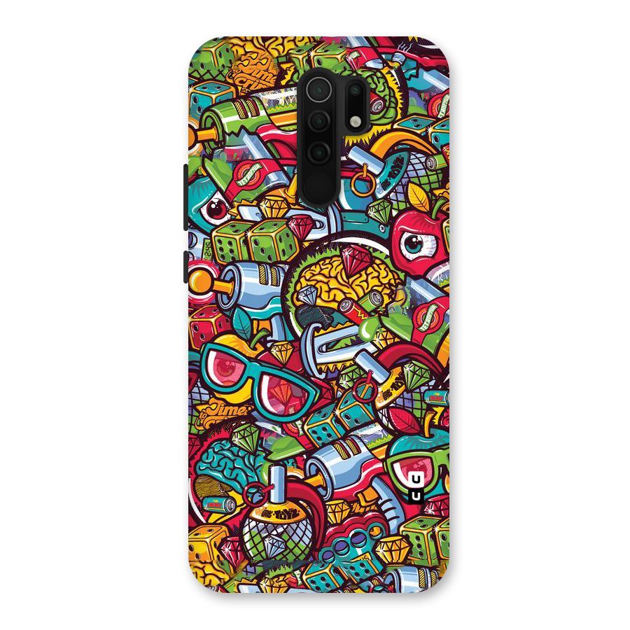 Retro Diamond Design Back Case for Poco M2