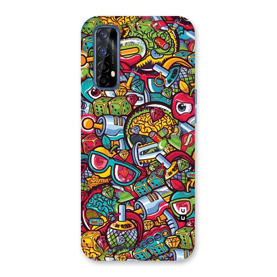 Retro Diamond Design Back Case for Realme 7