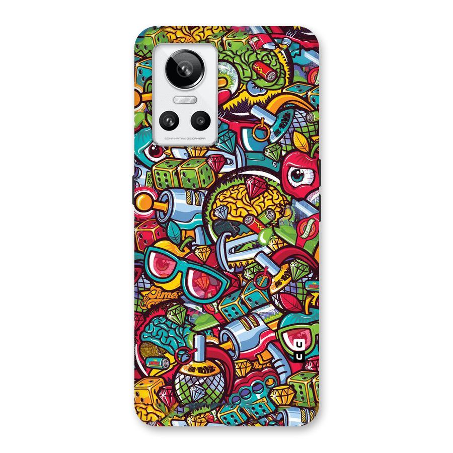 Retro Diamond Design Back Case for Realme GT Neo 3