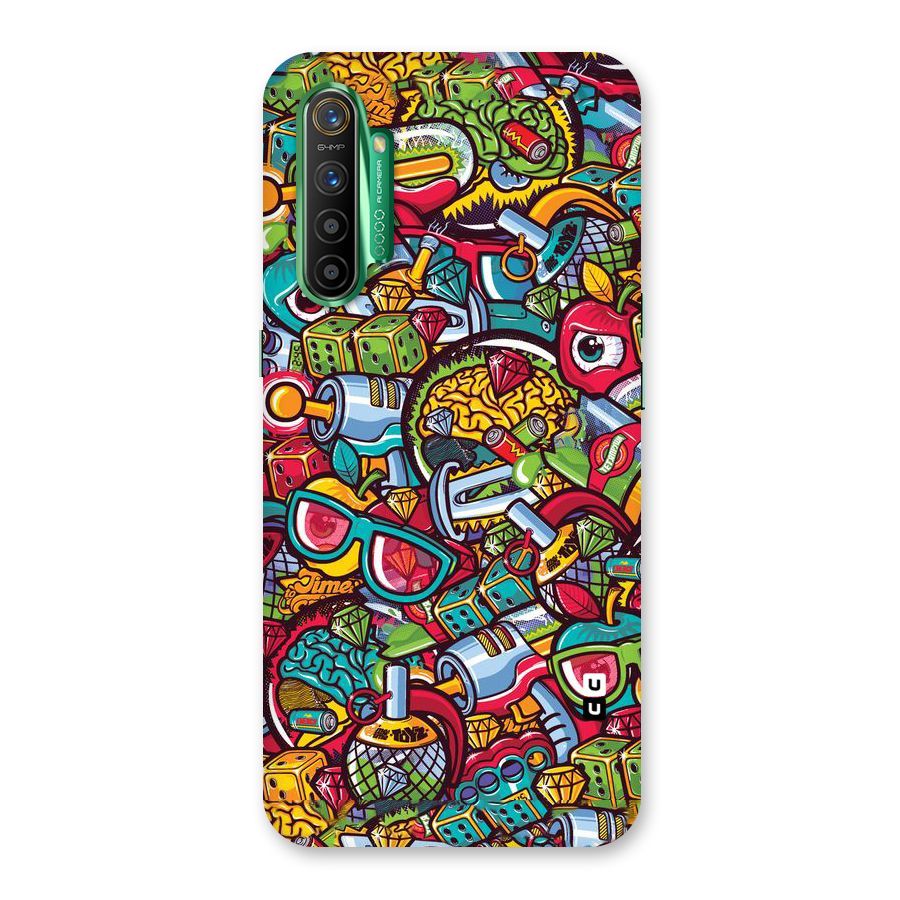 Retro Diamond Design Back Case for Realme X2