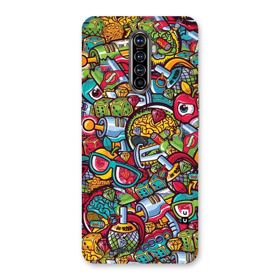 Retro Diamond Design Back Case for Realme X2 Pro