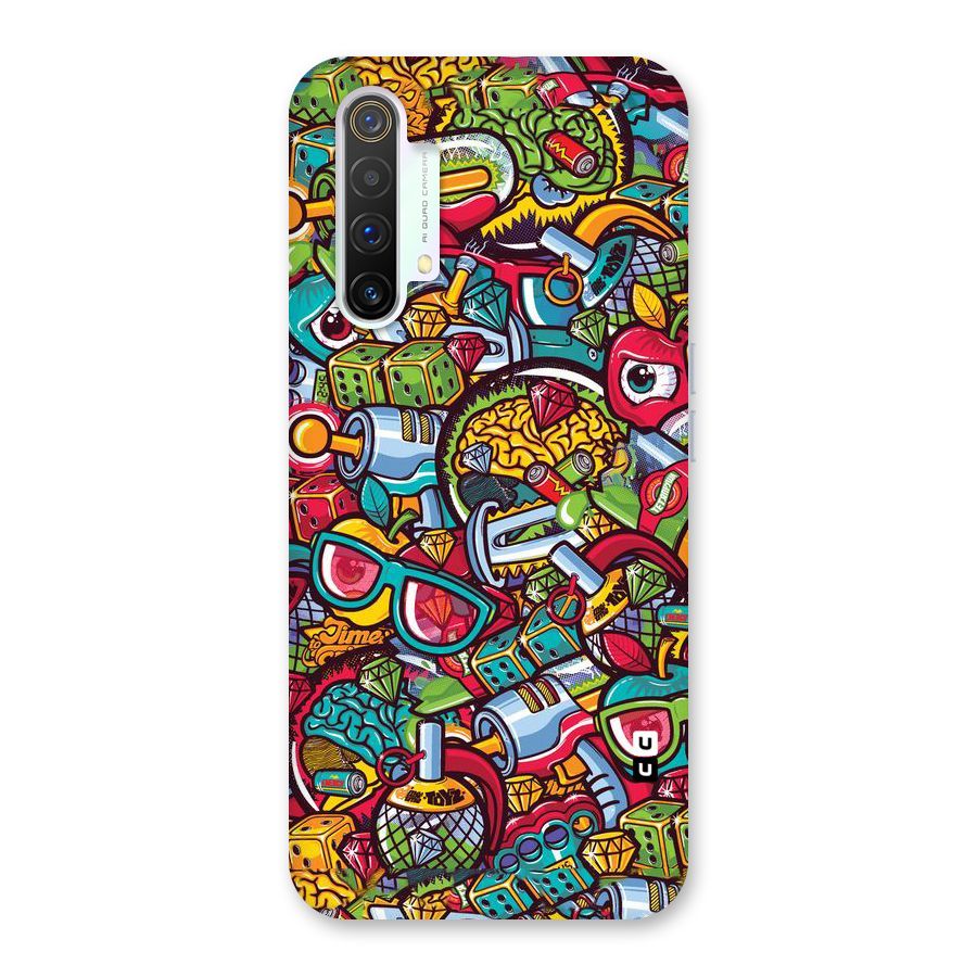 Retro Diamond Design Back Case for Realme X3 SuperZoom