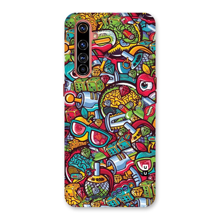 Retro Diamond Design Back Case for Realme X50 Pro