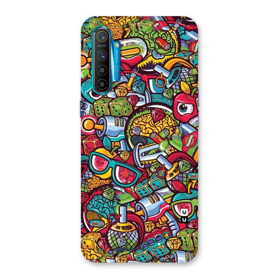 Retro Diamond Design Back Case for Realme XT