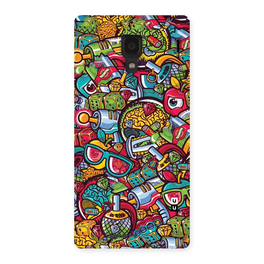 Retro Diamond Design Back Case for Redmi 1S