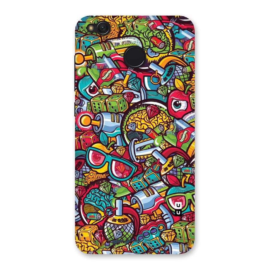 Retro Diamond Design Back Case for Redmi 4