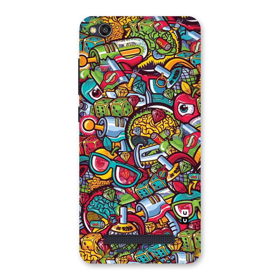 Retro Diamond Design Back Case for Redmi 4A