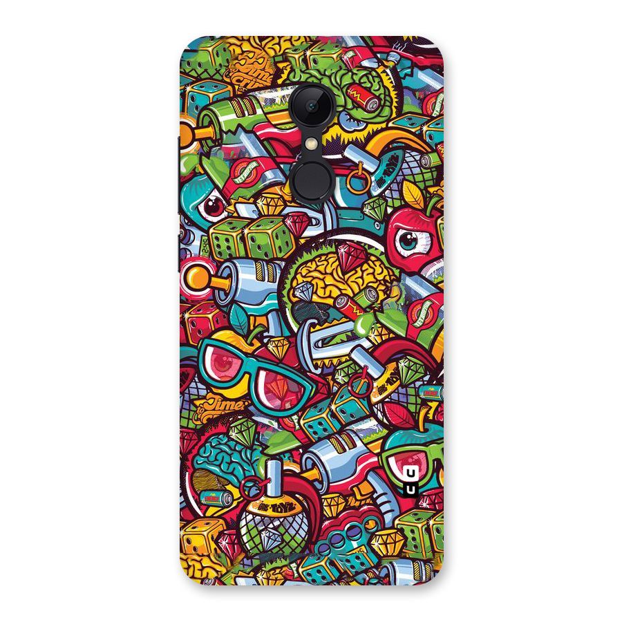 Retro Diamond Design Back Case for Redmi 5