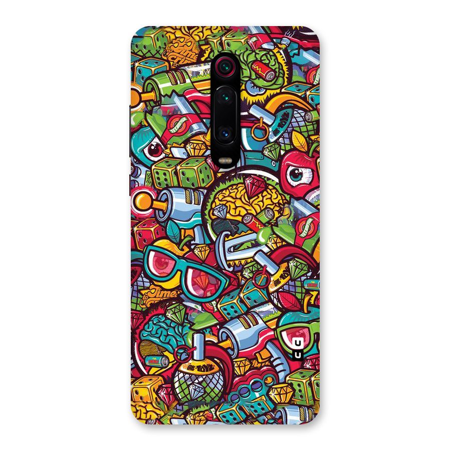Retro Diamond Design Back Case for Redmi K20 Pro