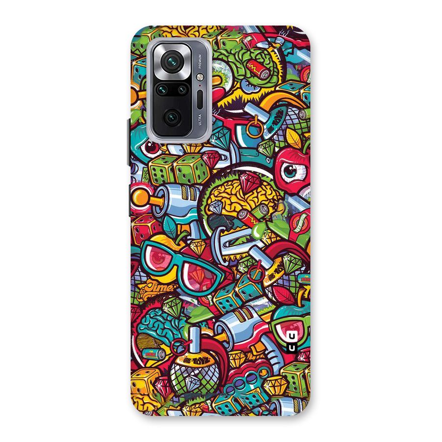 Retro Diamond Design Back Case for Redmi Note 10 Pro Max
