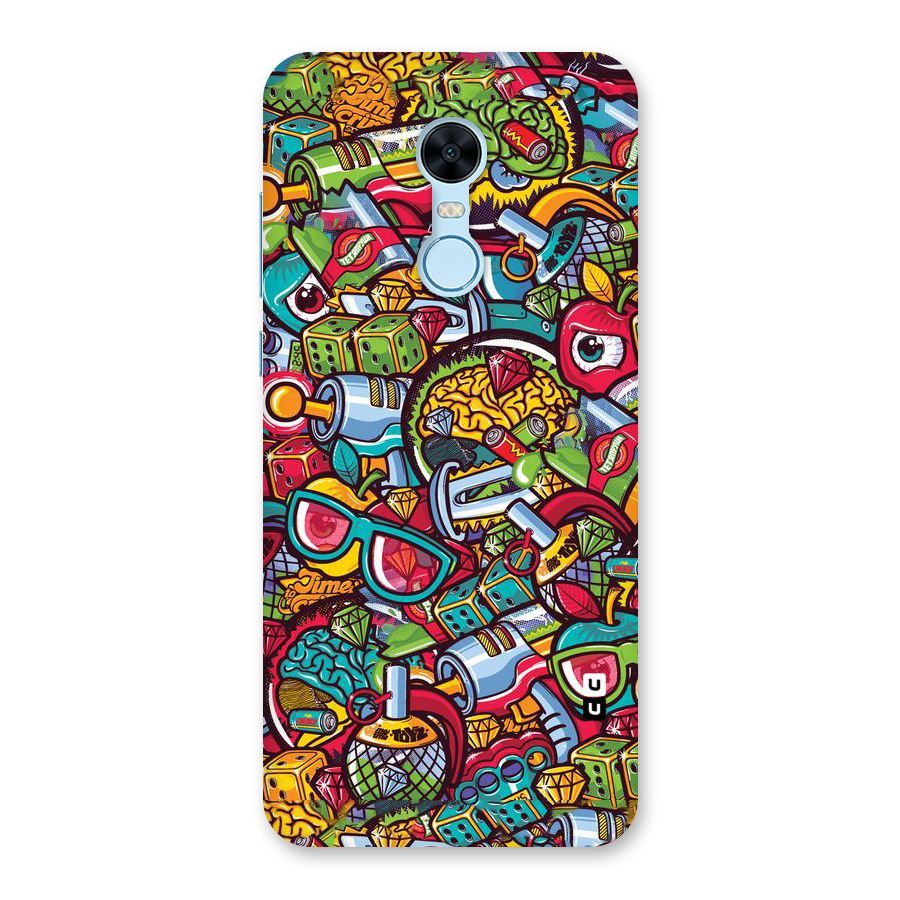 Retro Diamond Design Back Case for Redmi Note 5