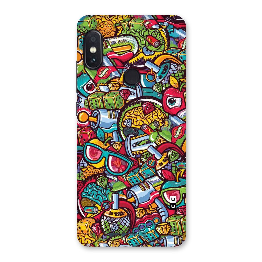Retro Diamond Design Back Case for Redmi Note 5 Pro